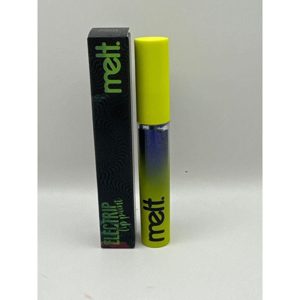 Melt Cosmetics Electrip Lip Paint Freelove Metallic Blue Purple Liquid Lipstick